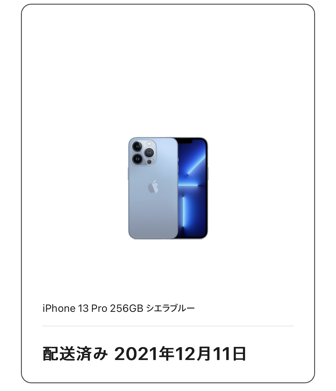 iphone13pro購入日